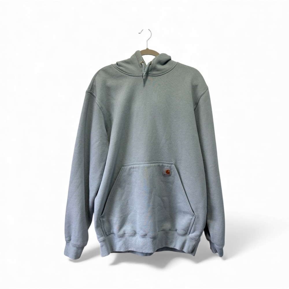 Carhartt Women's Light‎ Blue Mid-Weight Pullover Hoodie Size